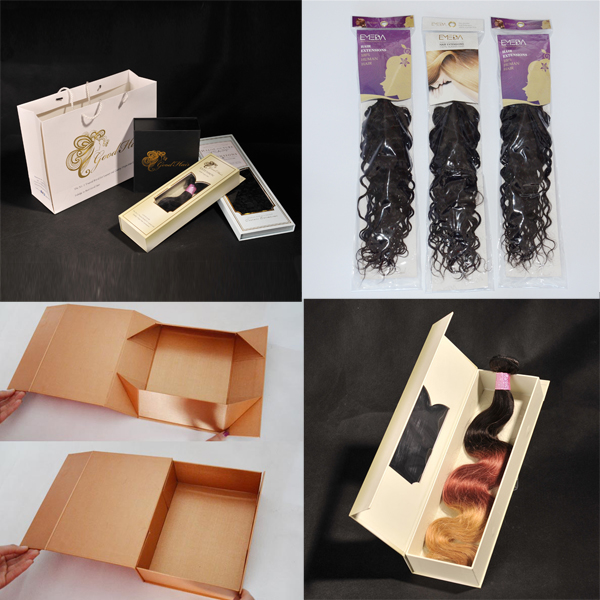 Customized hair packaging boxes  LJ40